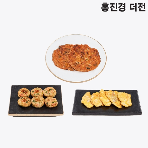 홍진경 더전 3종 세트 동그랑땡1+동태전1+김치전1 1