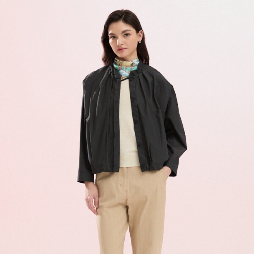 오버사이즈 반하이넥 점퍼 GZ6A3O101