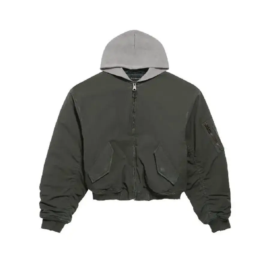 발렌시아가 후디드 스탠다드 보머 재킷 857699 TTP10 1140