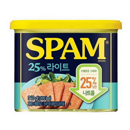 CJ제일제당 스팸 25% 라이트(마일드) 340g