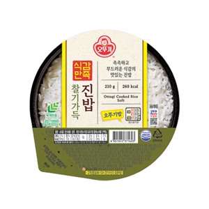 오뚜기 식감만족 찰기가득 진밥 210g (5개)