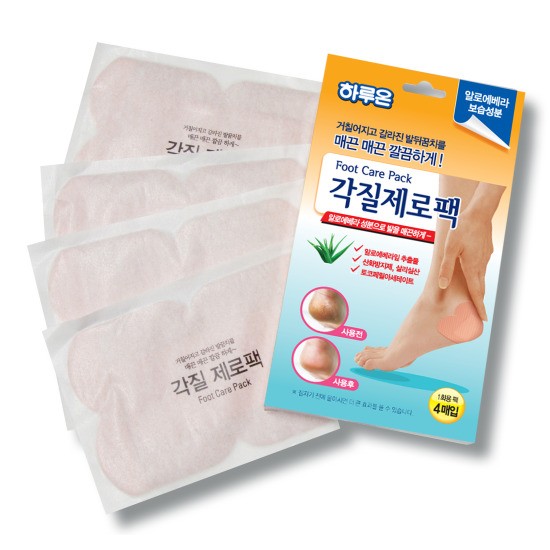 지엘 하루온 각질제로팩 4매 (1개)_이미지