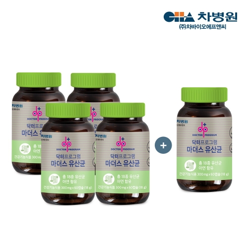 차병원 닥터프로그램 마더스 유산균 60캡슐 (5개)