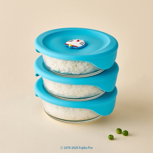 락앤락 X 도라에몽 콜라보 바로한끼 밥용기 300ml 3종 세트_이미지