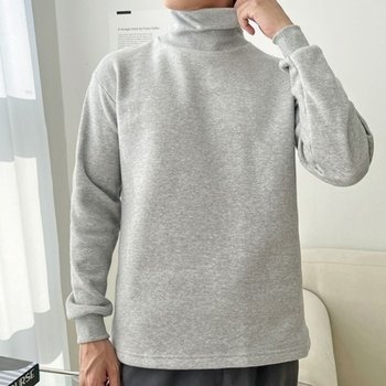 겨울철 따뜻한 기모안감 데일리 목폴라 티셔츠_20429581_667501