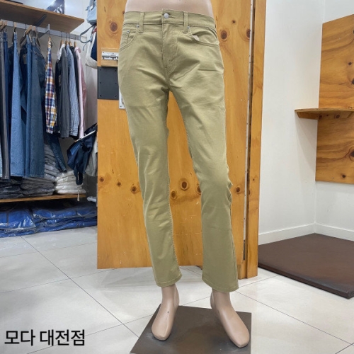 남성 502 테이퍼드핏면 바지 290507-0639