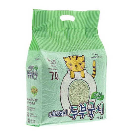 네꼬모리 ㅤ두부국시 극세입자 그린티 2.8kg (1개)_이미지