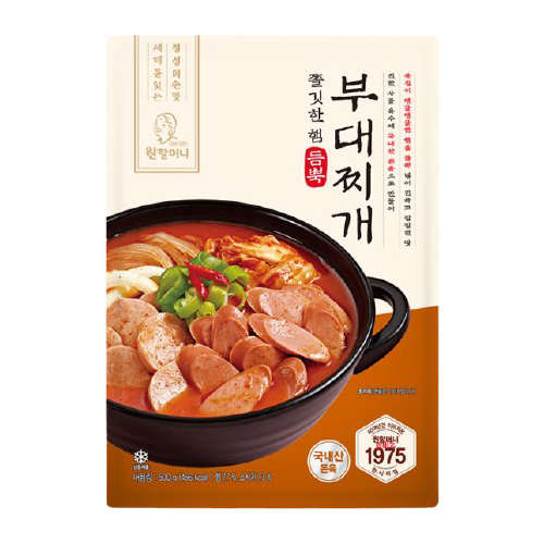 원할머니 쫄깃한 햄 듬뿍 부대찌개 500g (8개)_이미지