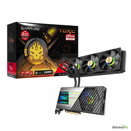 SAPPHIRE 라데온 RX 6900 XT TOXIC OC D6 16GB Extreme Edition