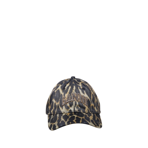 가니 로고 자수 커브 브림 나일론 캡 B3020038 028