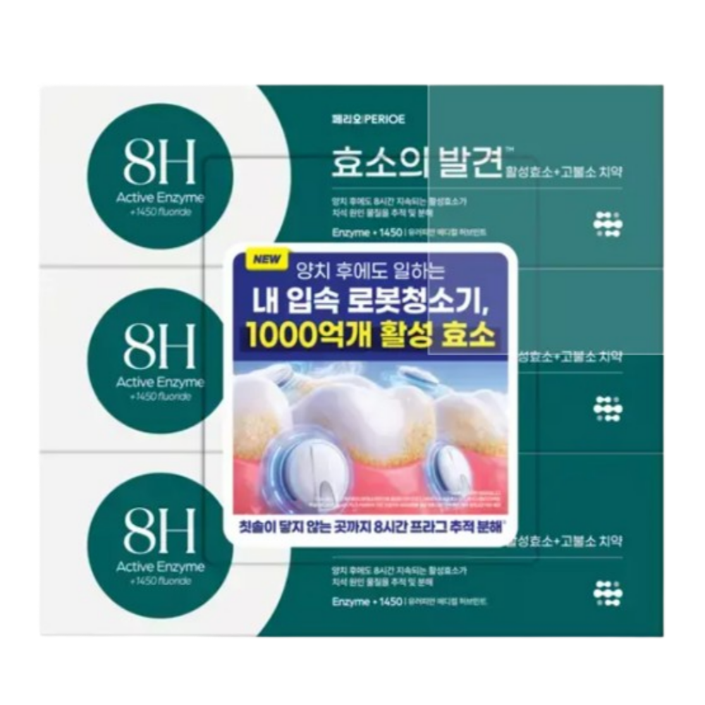 페리오 효소의발견 치약 고불소 유러피안 민트 100g (12개)_이미지
