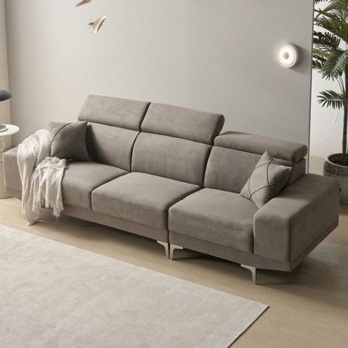 에넥스 ExL 마티나 아쿠아텍스 이지클린 패브릭 소파 4인용 (스툴별도)_이미지