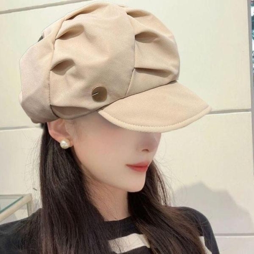 샤링 벙거지 팔각 헌팅캡 여자 화가모자 빵모자 WFLQ8ZB_이미지