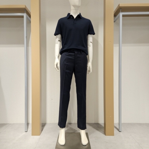 레노마 남성 SS 춘추춘하 실패없는 멜란지네이비 스판정장팬츠 RNAMSP23A DR4470_이미지