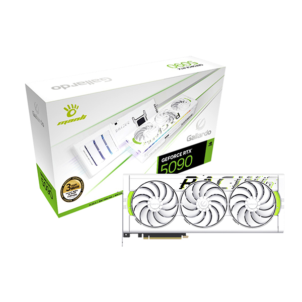 지포스 RTX 5090 Gallardo OC D7 32GB White 인텍앤컴퍼니
