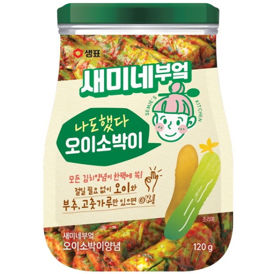 샘표식품 새미네부엌 오이소박이 양념 120g (1개)