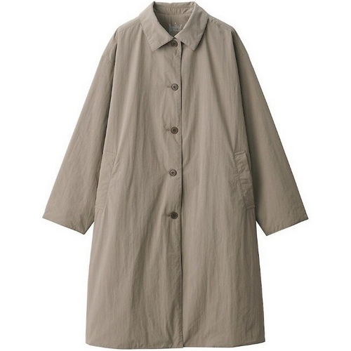 무인양품 발수 안솜 스텐 칼라 코트 BDE31A2A_이미지