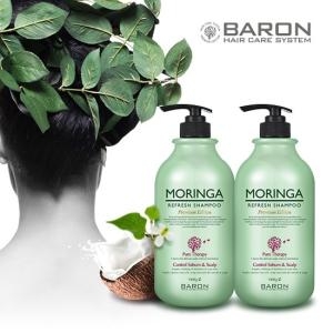 바론 모링가 리프레쉬 샴푸 1000g x2
