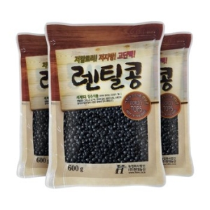 현대농산 검정 렌틸콩 600
