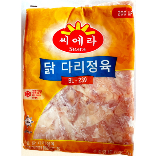 CJ제일제당 씨에라 할랄 닭다리살 2kg (1개)_이미지