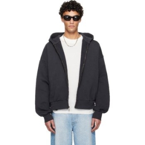 피어오브갓 블랙 홀리데이 자수 클래식 집업 후드티 261161M202029_이미지