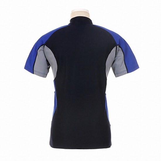 라푸마 쿨맥스 반짚업 티셔츠 LFE01B424 (네이비 여성용)_이미지