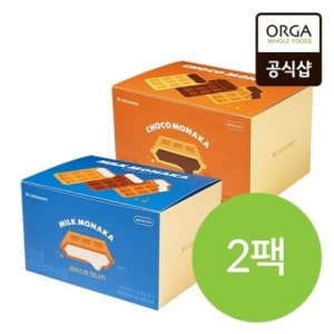 라라스윗 생우유 모나카 아이스크림 140ml (8개)_이미지