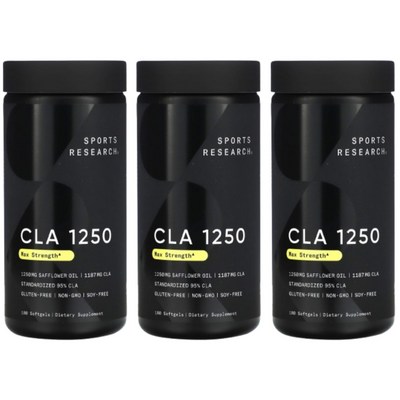 스포츠리서치 CLA 1250 맥스 스트렝스 180캡슐 (3개)_이미지