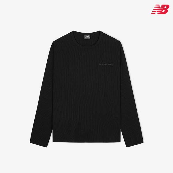 뉴발란스 코튼 라이크 와플 긴팔티 SEMI OVER FIT NBNDF3M821