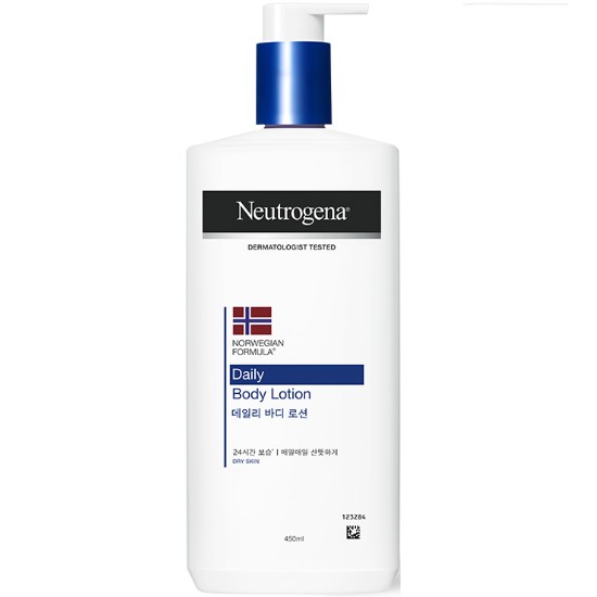 존슨앤존슨 뉴트로지나 노르웨이전 포뮬러 데일리 바디로션 450ml (4개)