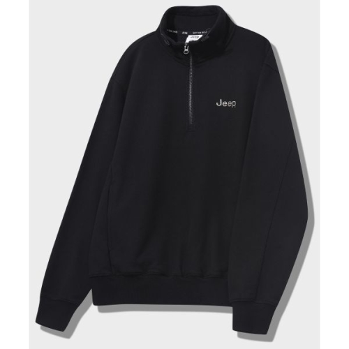JEEP 피치스웻 스트링 하프집업 맨투맨 JQ5TSU835BK JQ5TSU835BK 195538_이미지