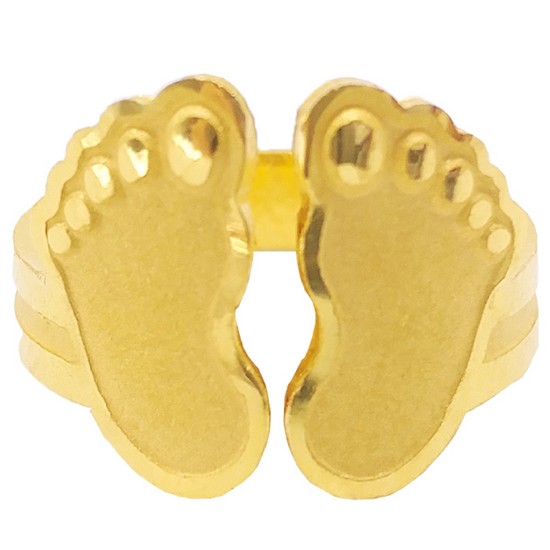 한국금거래소 순금 아기발바닥 돌반지 3.75g (1개)