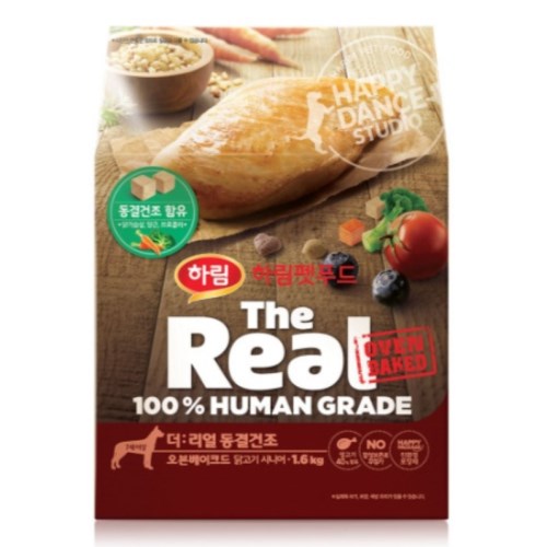 더리얼 독 동결건조 오븐베이크드 닭고기 시니어 1.6kg (2개)_이미지