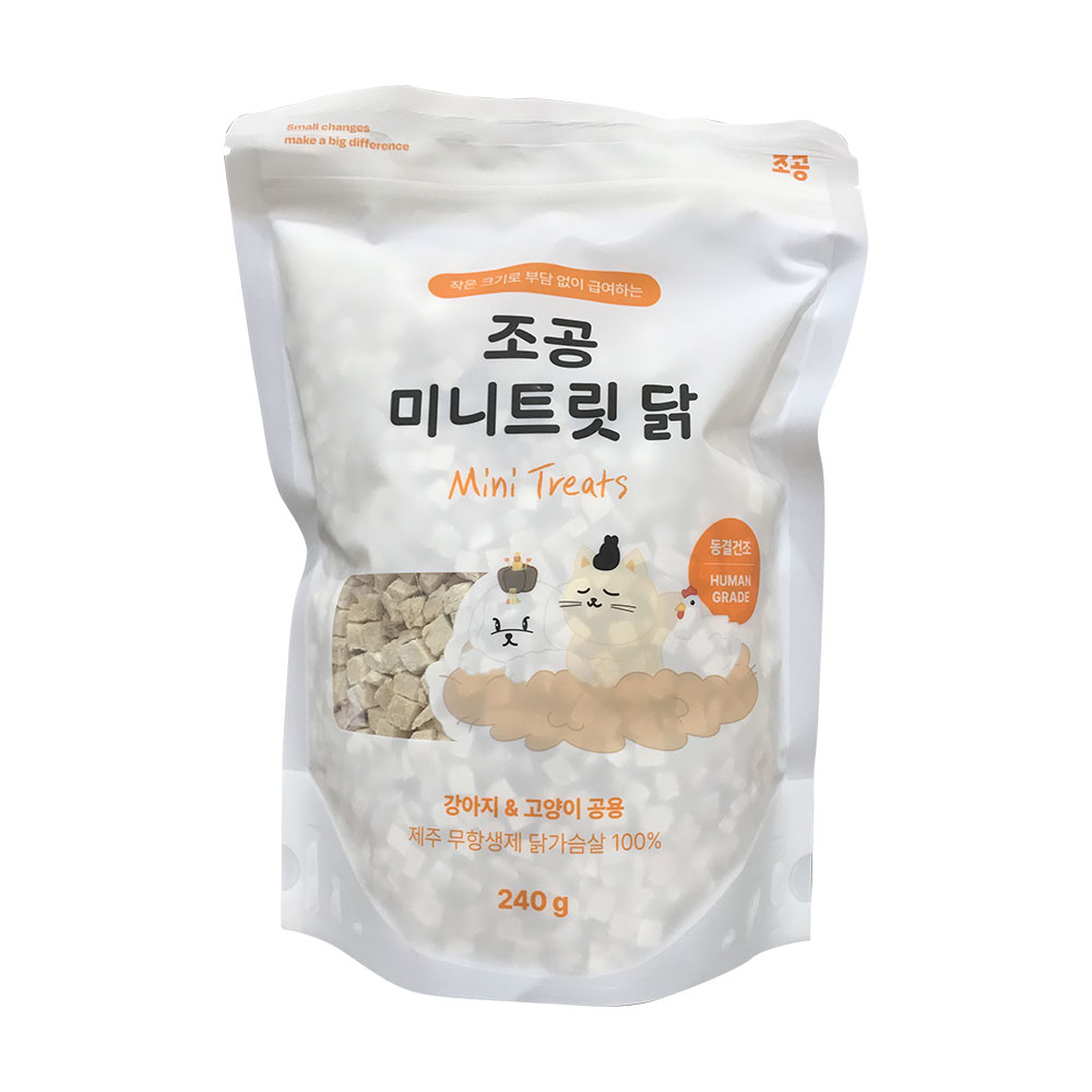  조공 미니트릿 닭 240g [2개]