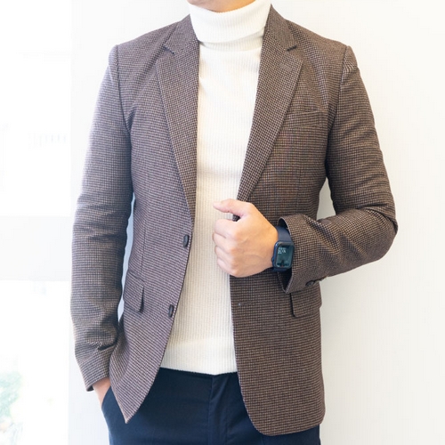 블레이저 체크정장 클래식 투버튼 싱글자켓 BL015