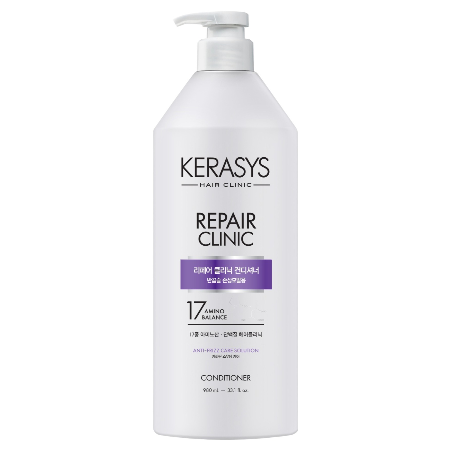 케라시스 리페어 클리닉 컨디셔너 반곱슬 손상모용 980ml (5개)_이미지