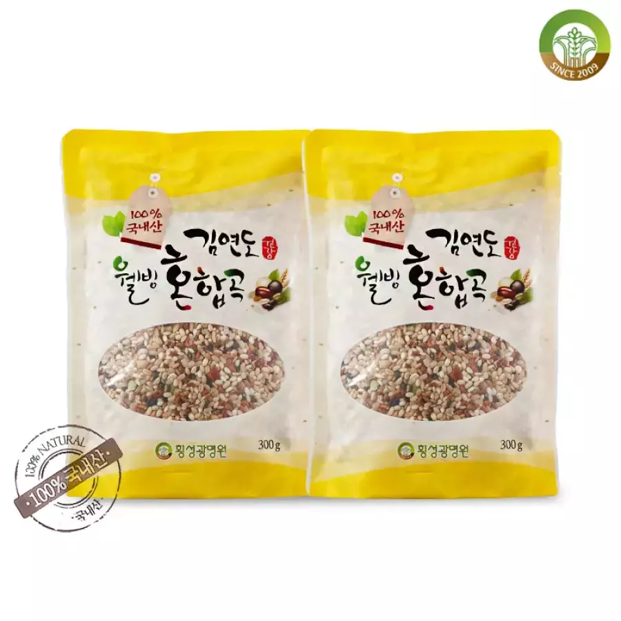 증산왕 김연도 웰빙 10곡 혼합곡 300g (15개)_이미지