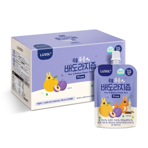 루솔 푸룬 배도라지즙 100ml (40개)_이미지