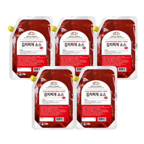 고추명가 김치찌개 소스 2kg (5개)_이미지