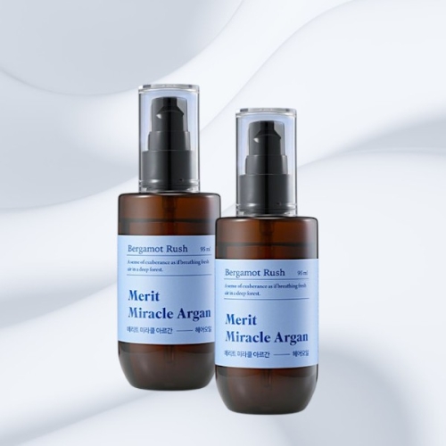  메리트 미라클 아르간 오일 베르가못 러쉬 95ml [2개]