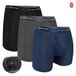 피텍스 남성팬티 와플메쉬 분리형 오픈플라이 미드롱 드로즈팬_이미지