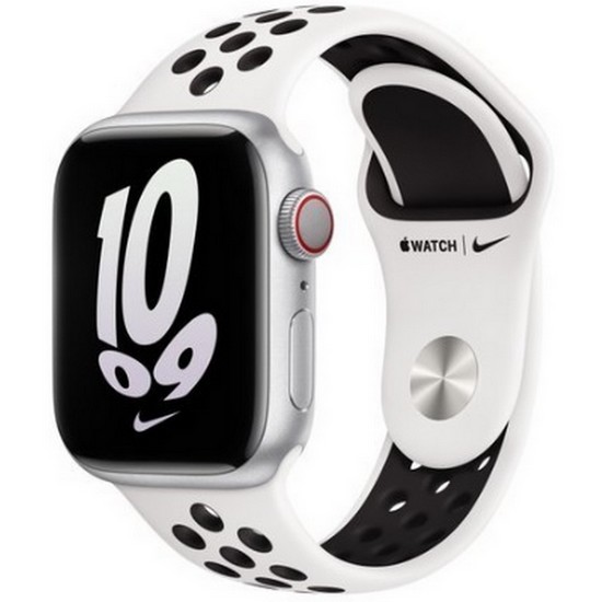 APPLE 워치 나이키 스포츠 밴드 (서밋 화이트/블랙) (38mm/40mm/41mm)_이미지