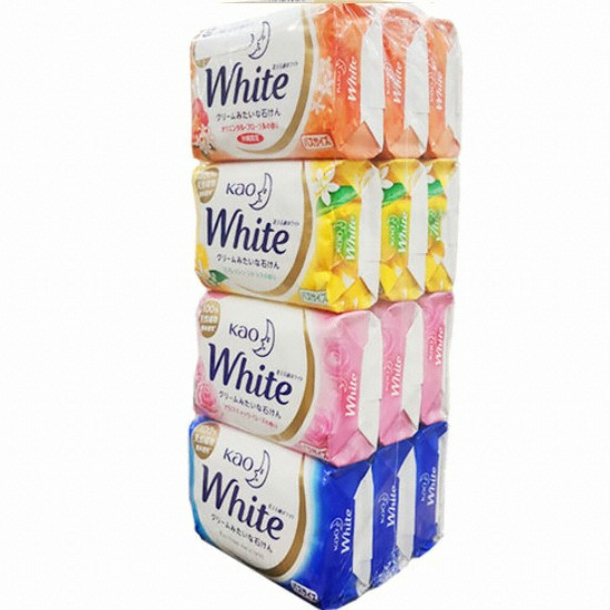 카오 화이트 비누 130g (12개)_이미지
