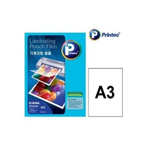 프린텍 브이와이 VCMQO75Y 기계코팅필름 코팅필름 G1030A A3 100매 150mic_이미지