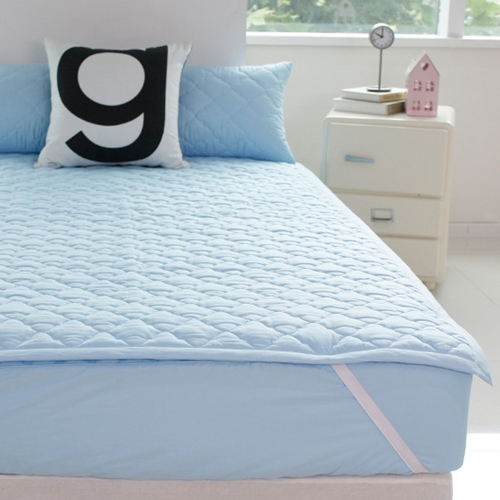 미담 바숨 순면누빔 고정밴딩 침대패드 (라지킹 LK)_이미지