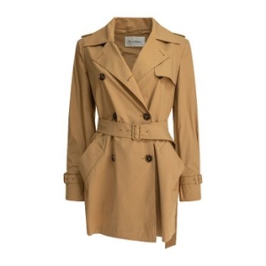 막스마라 벨티드 더블브레스트 클래식 트렌치 코트 2511021012600 LANDA010