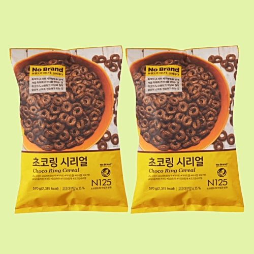 이마트 노브랜드 초코링 시리얼 570g (2개)_이미지