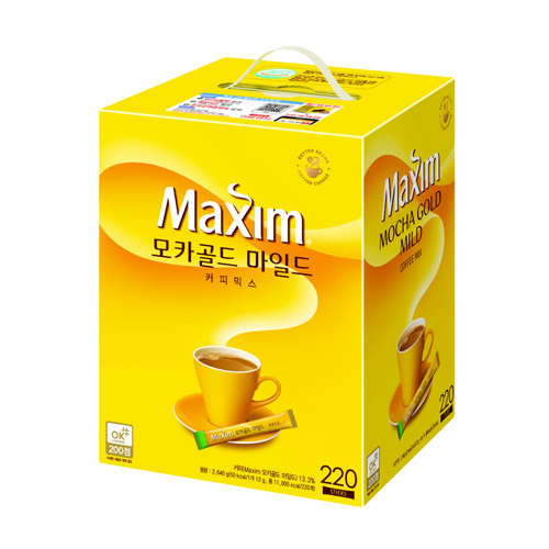 동서식품 맥심 모카골드 마일드 커피믹스 스틱 220개입 (1개)_이미지