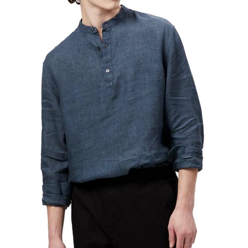 지오다노 린넨 하프플라켓 셔츠 01041516