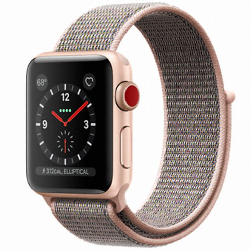 APPLE 워치 시리즈3 38mm Cellular 골드 알루미늄 (스포츠루프)_이미지